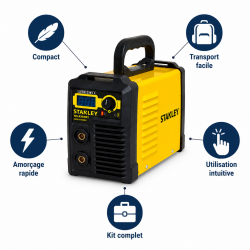 Mecafer Poste a Souder Inverter MMA 140A Kit Complet Cagoule LCD, Mecafer Kobleo