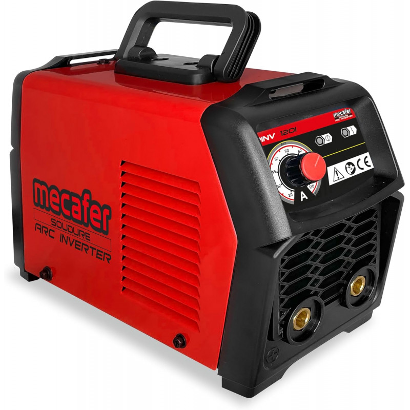 Mecafer Poste a Souder Inverter MMA Compact 120A Electrodes de 3.2 mm, Mecafer Kobleo