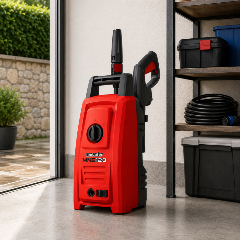 Mecafer Nettoyeur Haute Pression Electrique 1500W 120 bar Compact, Mecafer Kobleo
