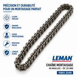 Leman Chaine Mortaisage 48 Mail. Ep. 25 LEMAN Kobleo