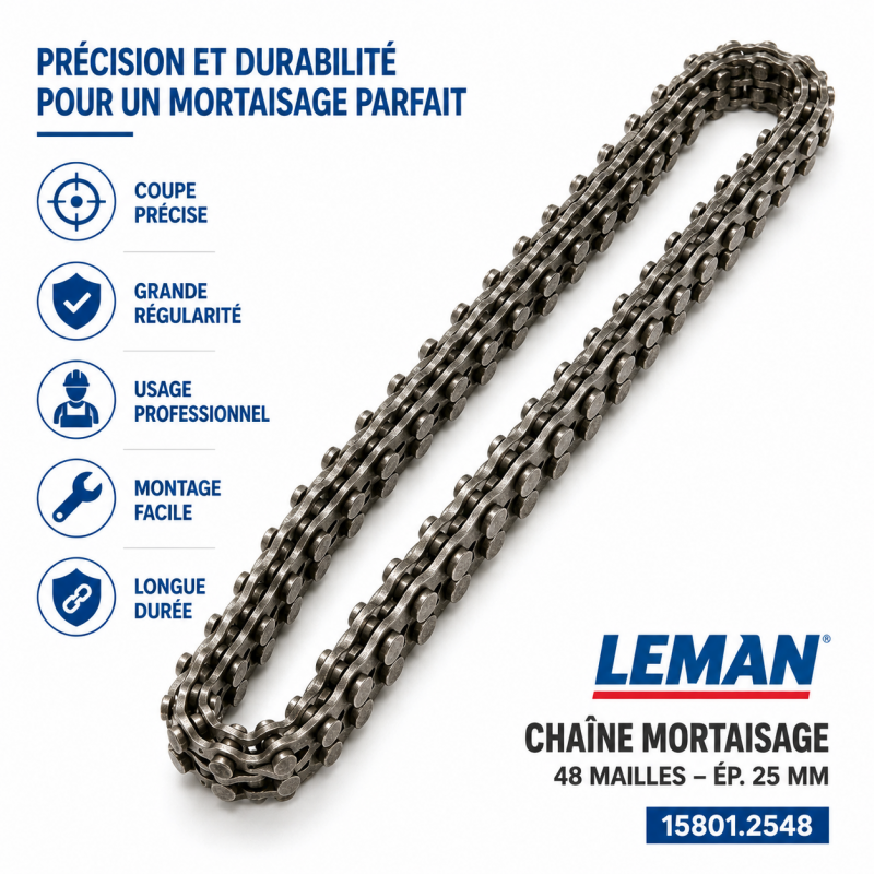 Leman Chaine Mortaisage 48 Mail. Ep. 25 LEMAN Kobleo