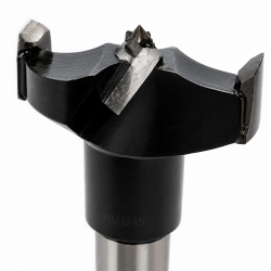 Leman Meche a Bois au Carbure HM a Fond Plat D. 45 mm Pro, Leman Kobleo