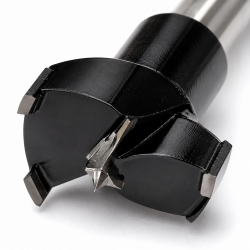 Leman Meche a Bois au Carbure HM a Fond Plat D. 50 mm Pro, Leman Kobleo