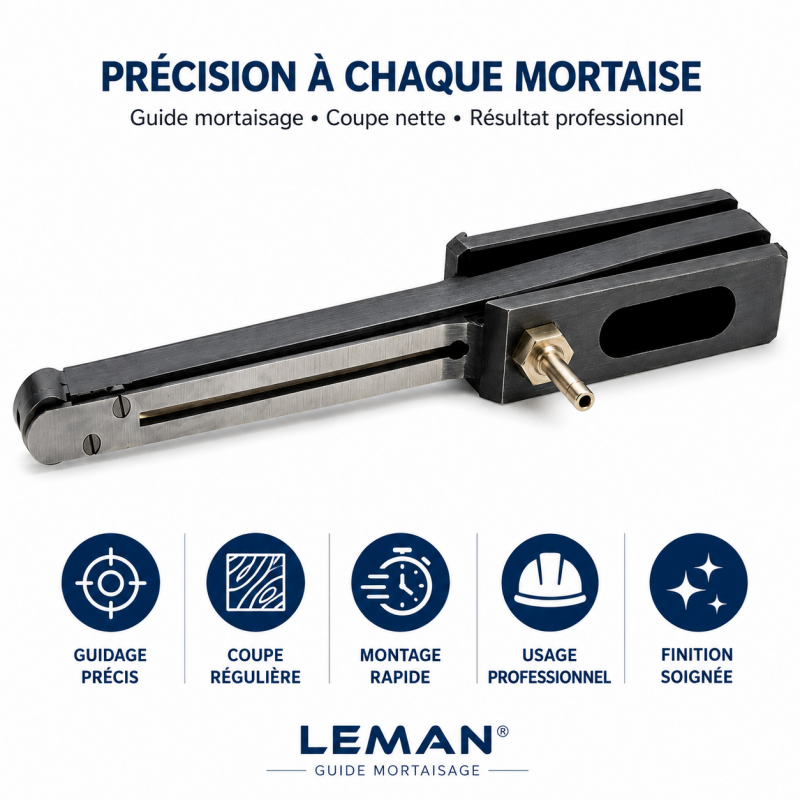 Leman Guide Mortaisage Sect. 8x12 L25 LEMAN Kobleo