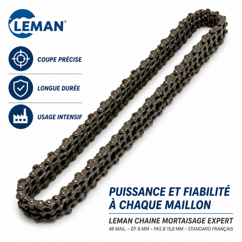 Leman Chaine Mortaisage 48 Mail. Ep. 8 LEMAN Kobleo