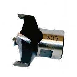 Leman Tete de Meche a Bois HM D. 70 mm avec Filetage Pro, Leman Kobleo