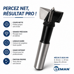 Leman Meche a Bois HM D. 35 mm Pro, Leman Kobleo