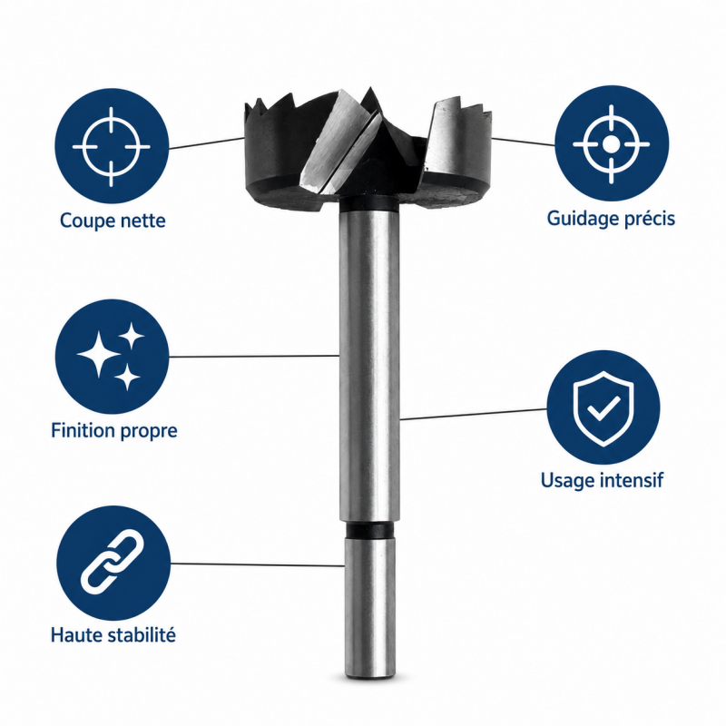 Leman Meche Faconner Acier D100 Q12,5 LEMAN Kobleo