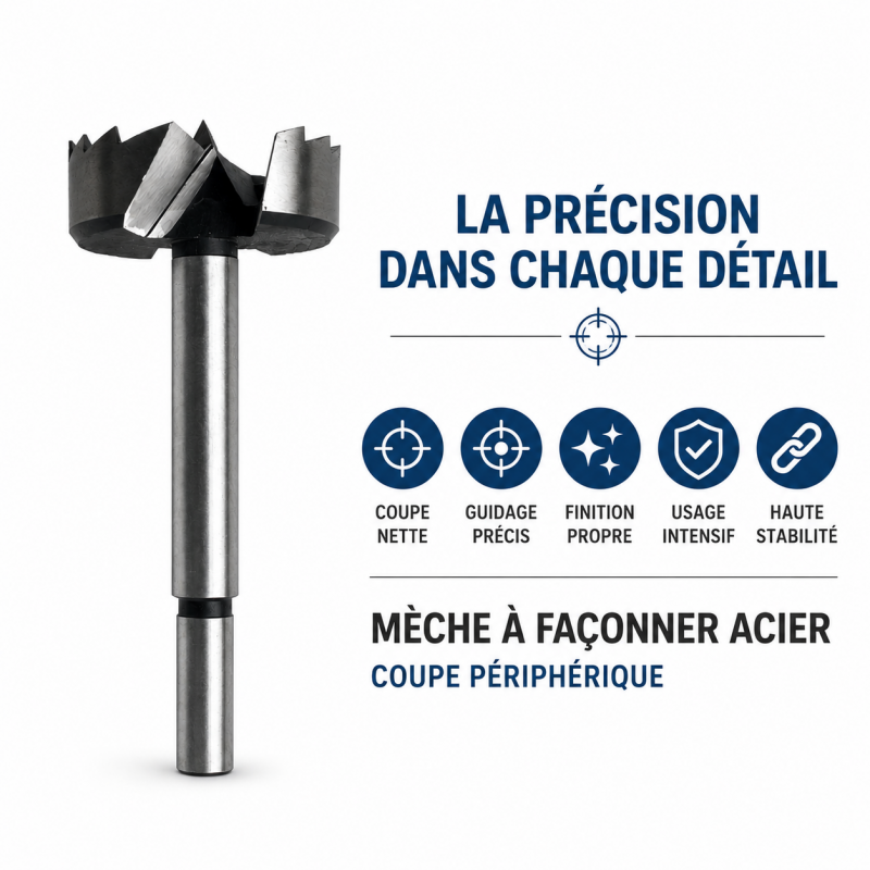 Leman Meche Faconner Acier D100 Q12,5 LEMAN Kobleo