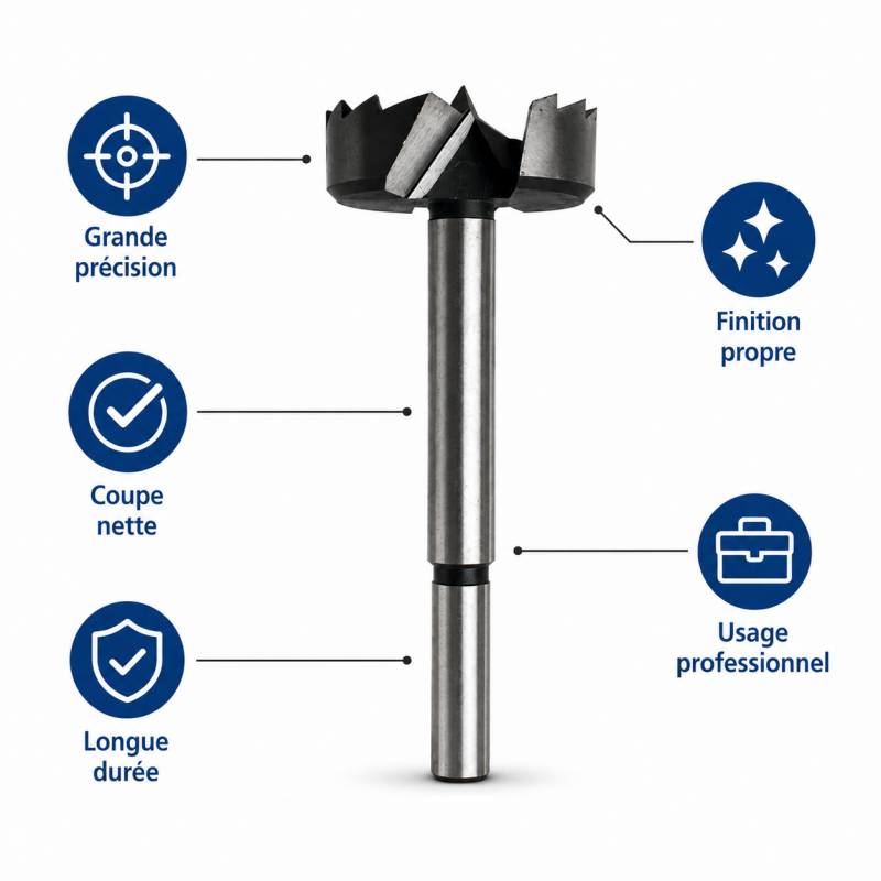 Leman Meche Faconner Acier D125 Q12,5 LEMAN Kobleo