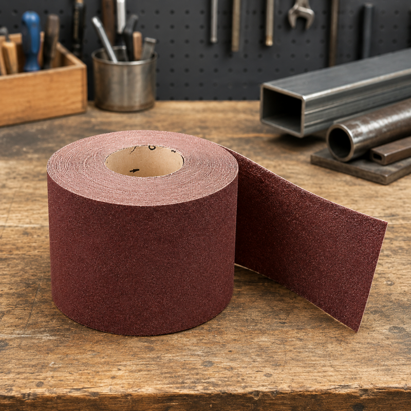Leman Rouleau Abrasif Toile 115 mm x 25 m Grain 60 Bois, Leman Kobleo