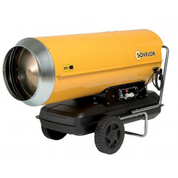 Sovelor Chauffage Air pulsé mobile au fuel sur roues 111Kw 230V/50Hz HP110 Sovelor Kobleo