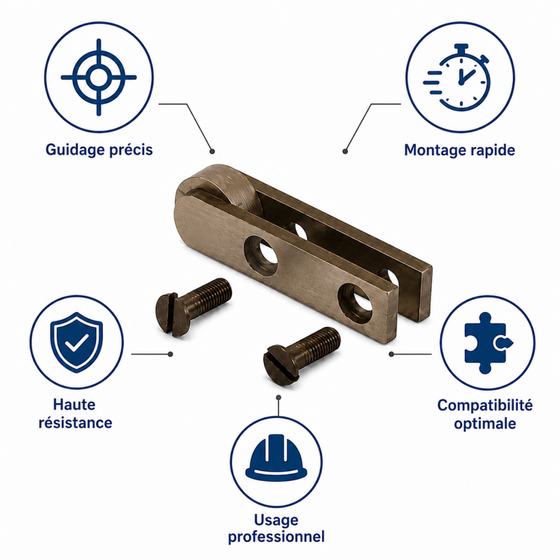 Leman Embout de Rechange Mortaiseuse 25 x 30 mm Pas B, Leman Kobleo