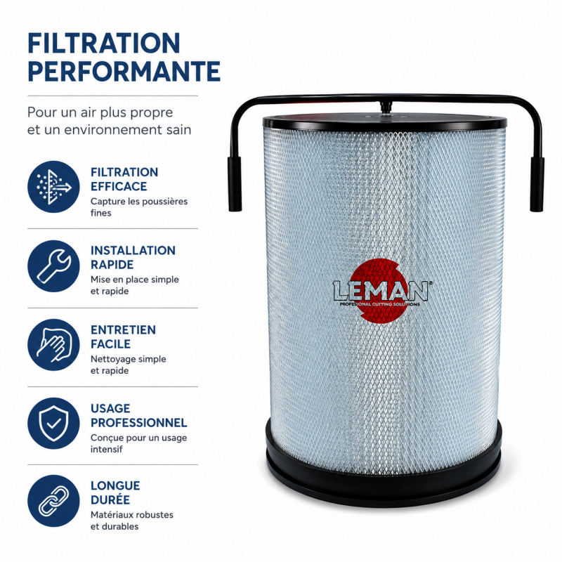 Leman Cartouche Filtration D510 H600 LEMAN Kobleo
