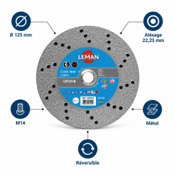 Disque Diamant D125 LEMAN