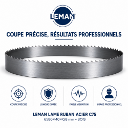 Leman Lame Ruban C75 6580x40x0,8 LEMAN Kobleo