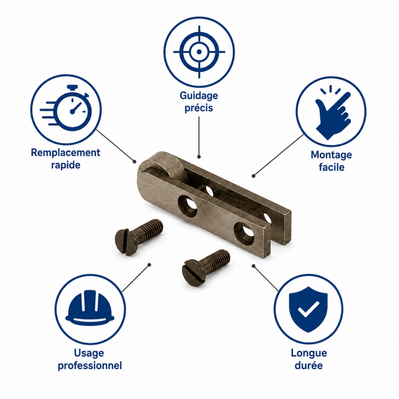 Leman Embout de Rechange Mortaiseuse 28 x 40 mm Pas A, Leman Kobleo
