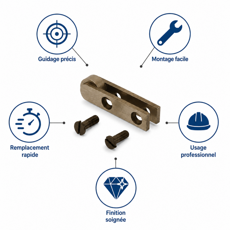 Leman Embout de Rechange Mortaiseuse 28 x 35 mm Pas A, Leman Kobleo