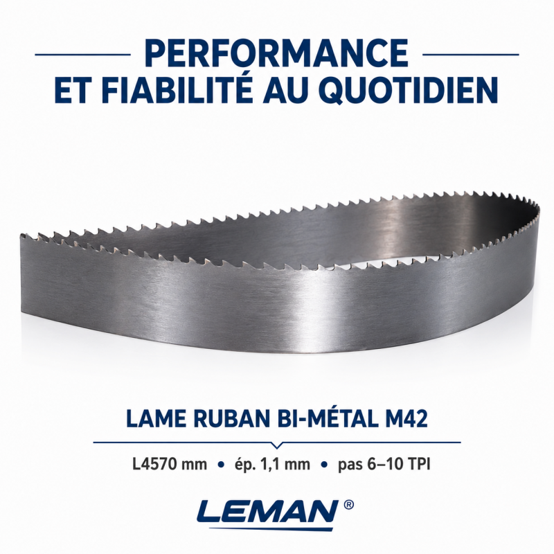 Leman Lame Ruban M42 L4570 Pas 6-10 LEMAN Kobleo