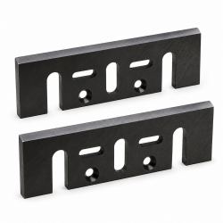 Leman Jeu de 2 Fers de Rabot Carbure HM 78 mm Pro, Leman Kobleo