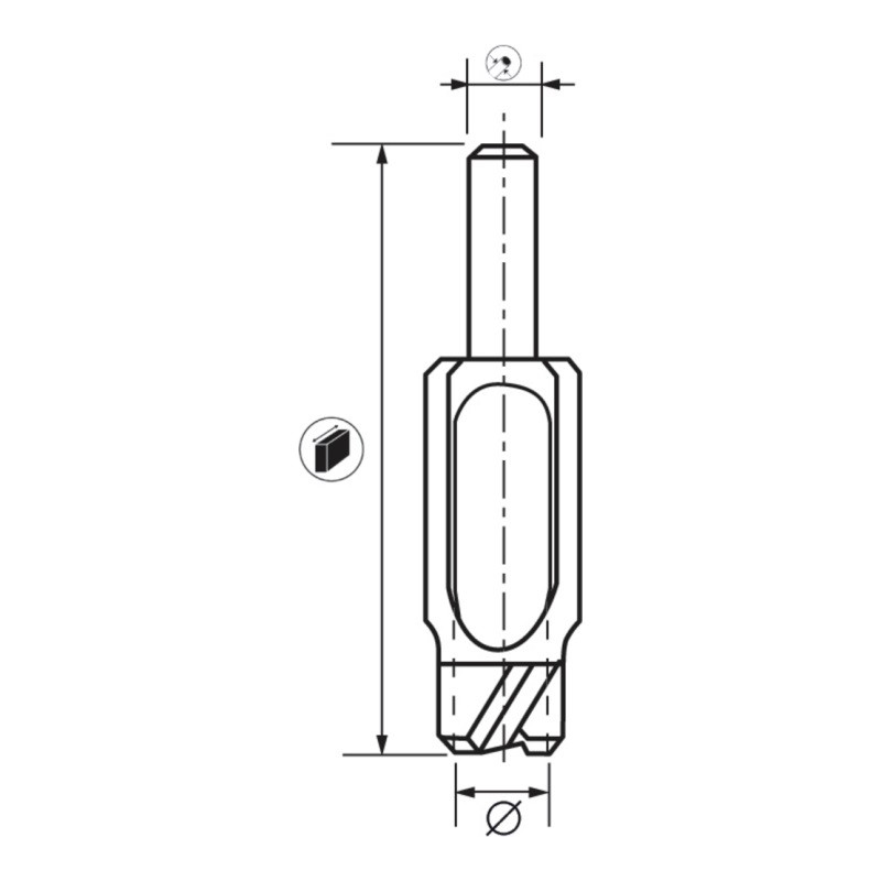 Leman Meche a Bouchonner WS D. 40 mm en Acier Pro, Leman Kobleo