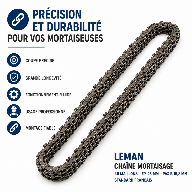 Leman Chaine Mortaisage 46 Mail. Ep. 25 LEMAN Kobleo