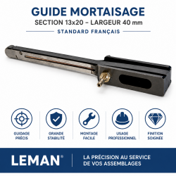 Leman Guide Mortaisage Sect. 13x20 L40 LEMAN Kobleo