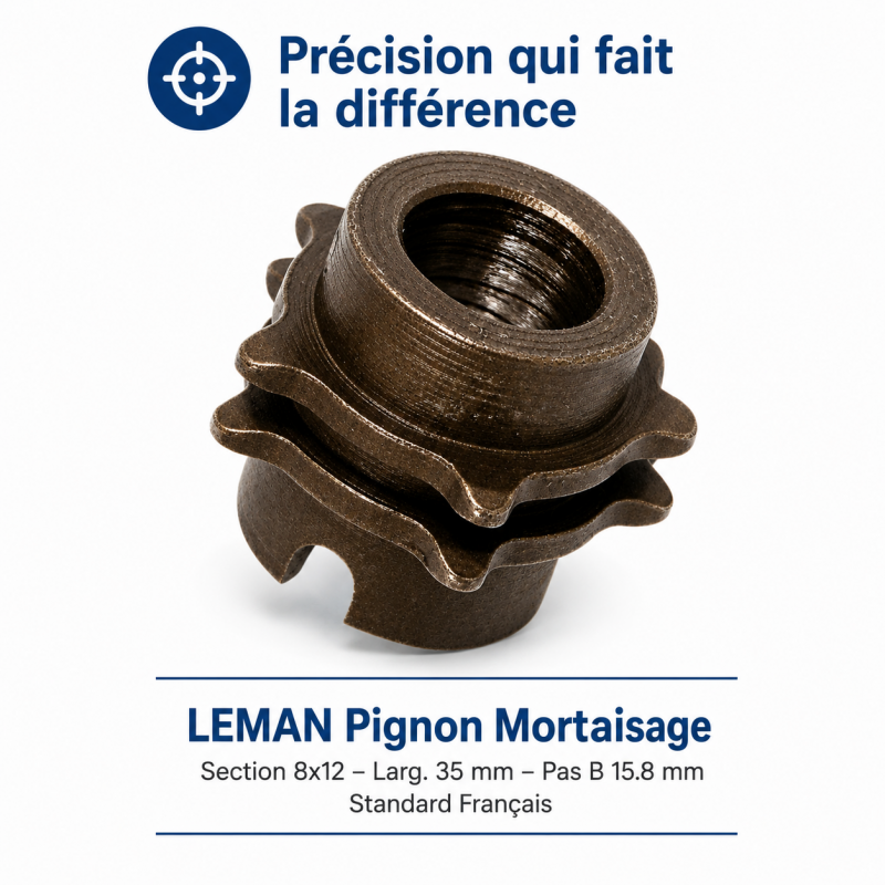 Leman Pignon Mortaisage Sect. 8x12 L35 LEMAN Kobleo