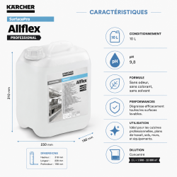 Karcher Detergent d'Entretien SurfacePro Allflex 10 L sans Odeur, Karcher Kobleo