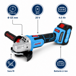 Leman Meuleuse Angle sans Fil D125 FIXTEC Kobleo