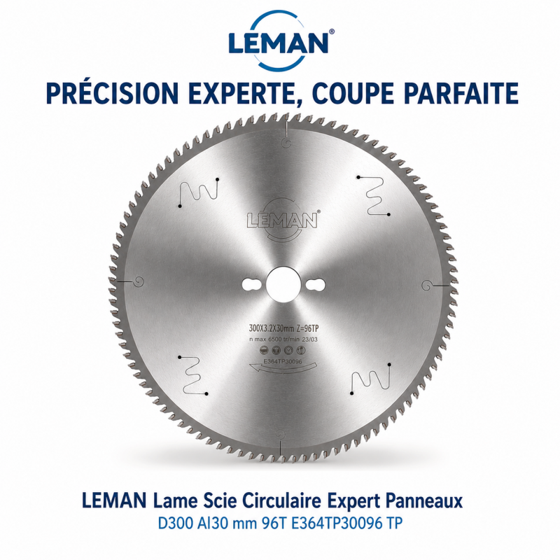 Leman Lame Scie Expert Panneaux D300 96T LEMAN Kobleo