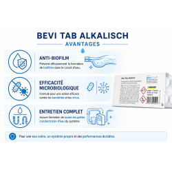 Karcher Bevi Tab Alcalin pour Fontaine a Eau, 10 Tablettes, Karcher Kobleo
