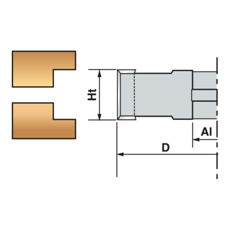 Porte-Outils Extensible D160 Toupie LEMAN
