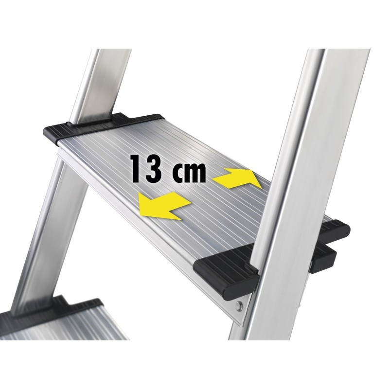 Hailo Escabeau de sécurité ProfiStep XXL 6 marches Ht travail 3,05m Hailo Kobleo