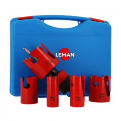 Leman Coffret 5 Trepans Carbure 35-68 LEMAN Kobleo