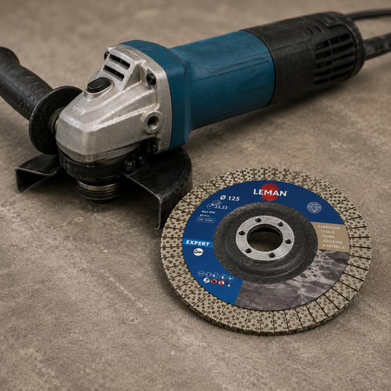 Leman Disque Lamelles Diamant D125 Gr60 LEMAN Kobleo