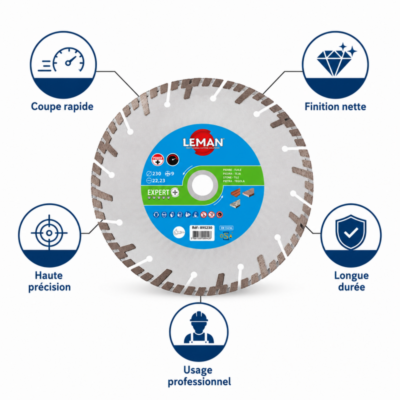 Leman Disque Diamant Turbo D230 LEMAN Kobleo
