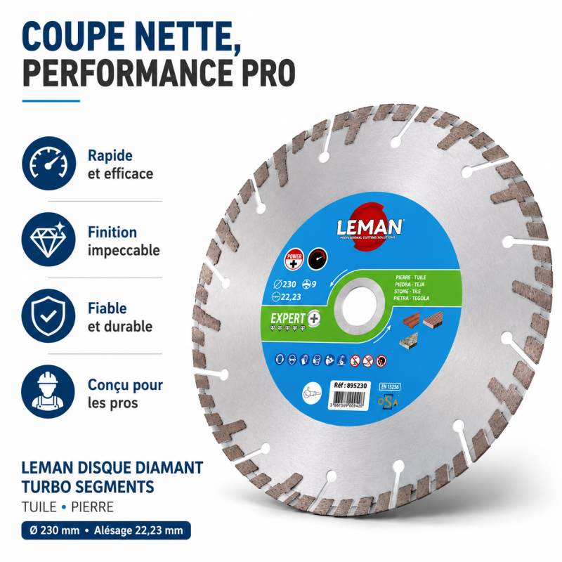 Leman Disque Diamant Turbo D230 LEMAN Kobleo