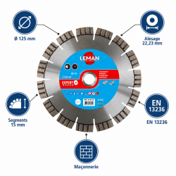 Leman Disque Diamant D125 LEMAN Kobleo