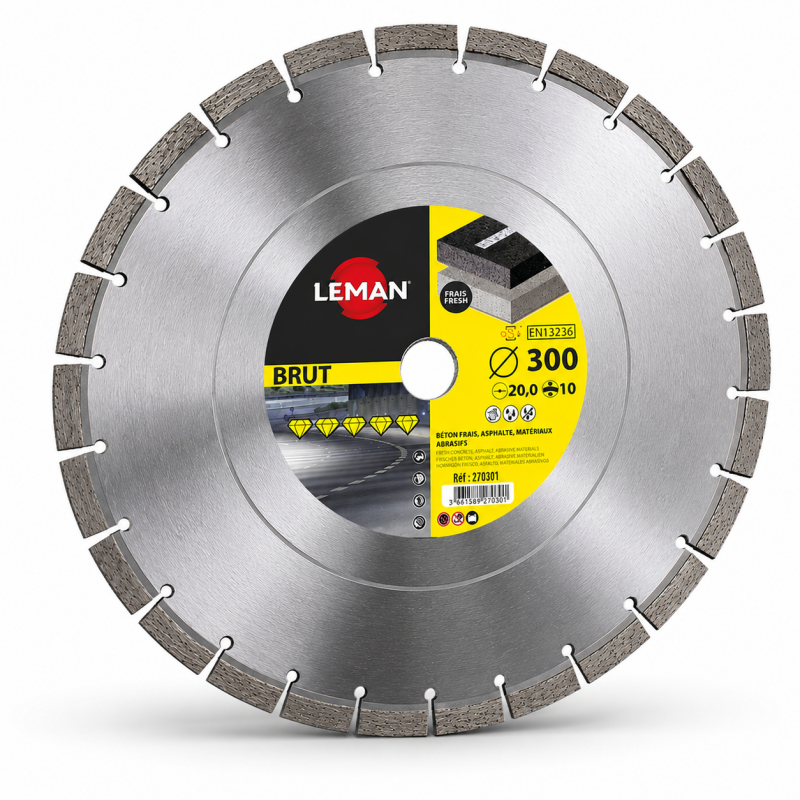 Leman Disque Diamant Asphalte D300 LEMAN Kobleo