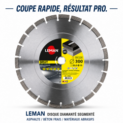 Leman Disque Diamant Asphalte D400 LEMAN Kobleo