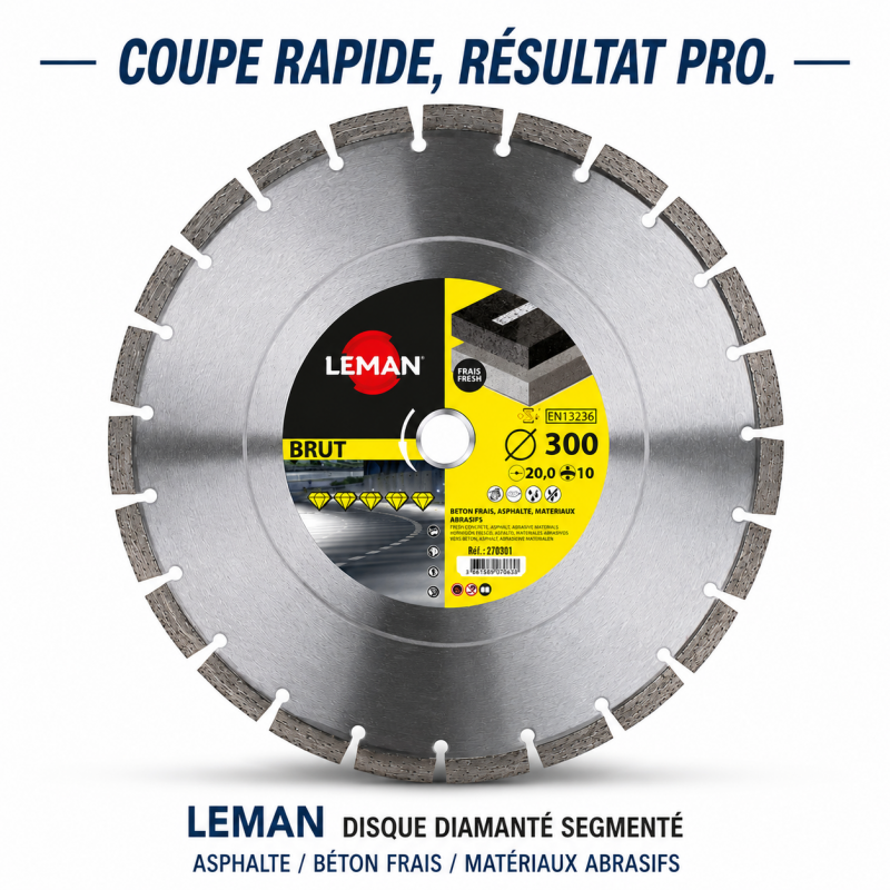 Leman Disque Diamant Asphalte D400 LEMAN Kobleo