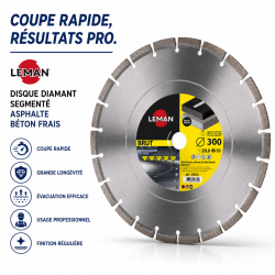 Leman Disque Diamant Asphalte D350 LEMAN Kobleo