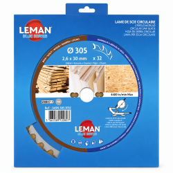 Leman Lame Scie Circulaire D305 32T LEMAN Kobleo