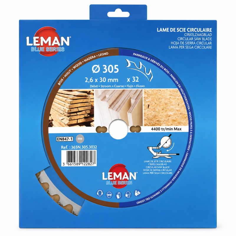 Leman Lame Scie Circulaire D305 32T LEMAN Kobleo