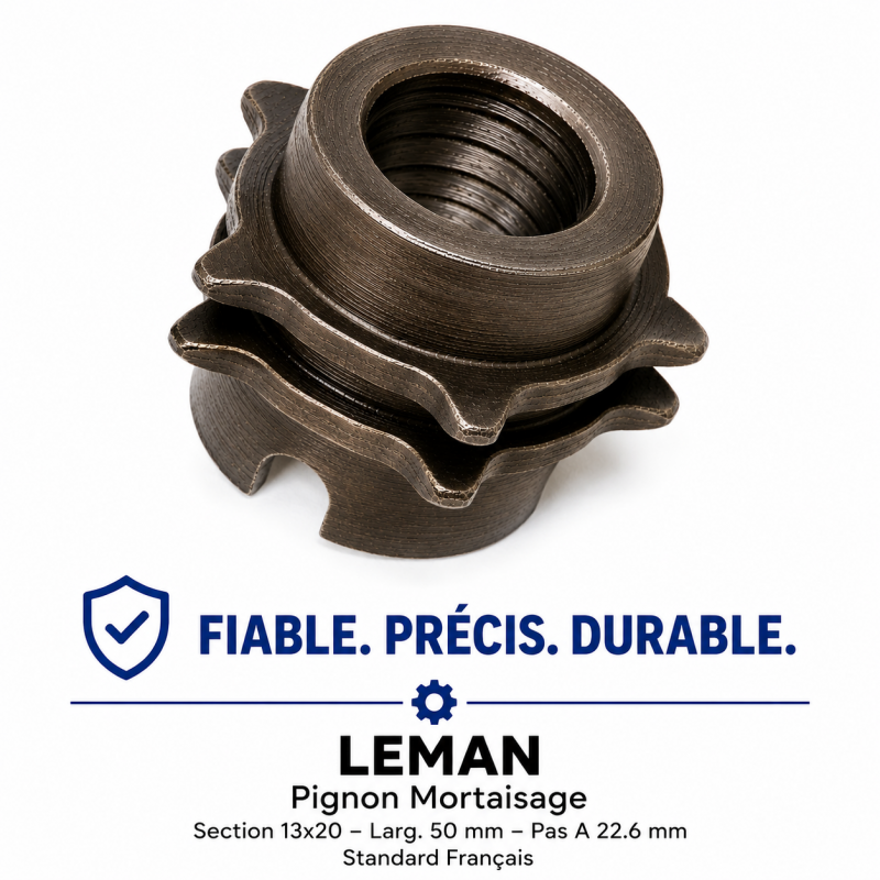 Leman Pignon Mortaisage Sect. 13x20 L50 LEMAN Kobleo