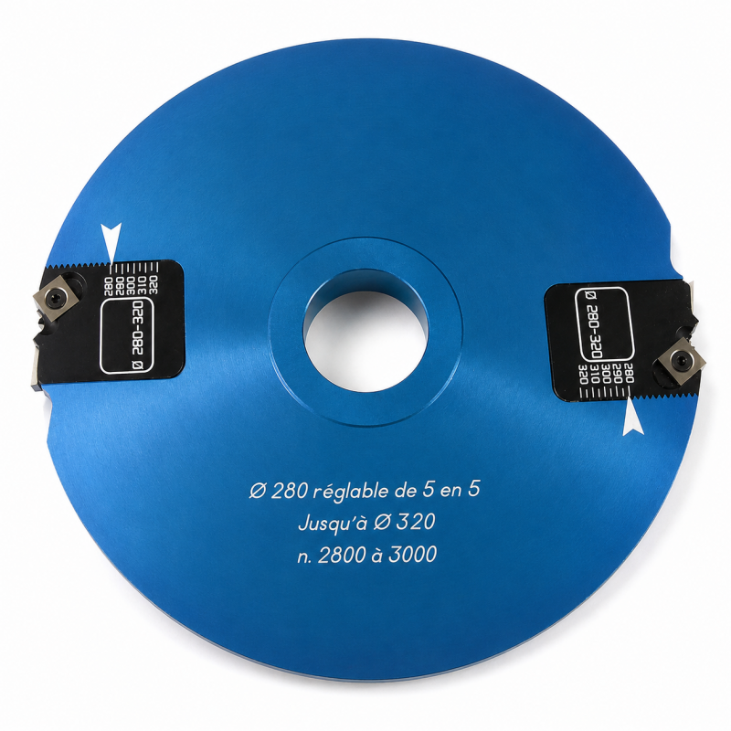 Leman Porte-Outils Multi-Tenons Alesage 50 mm Pro, Leman Kobleo