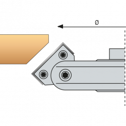Leman Porte-Outils Toupie D165 Al50 H54 LEMAN Kobleo