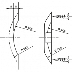 Leman Porte-Outils Entaillage Gache D. 145 mm Pro, Leman Kobleo