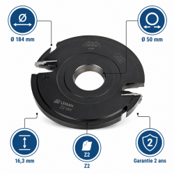 Leman Porte-Outils Entaillage Cremone D. 184 mm Pro, Leman Kobleo